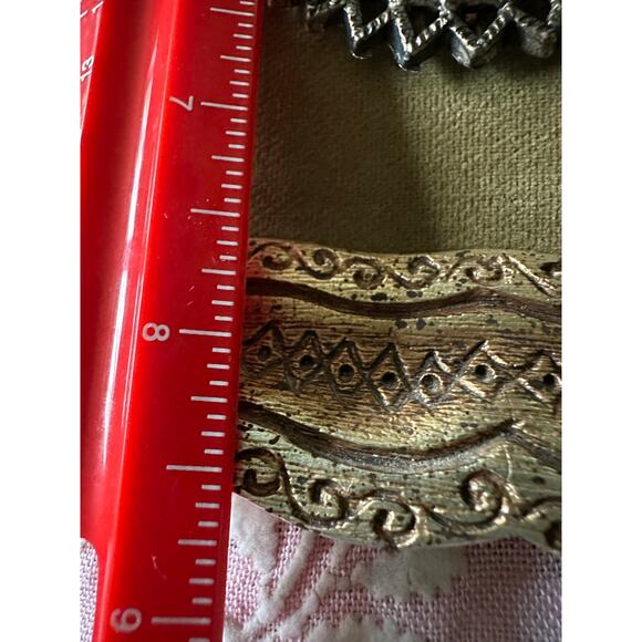 2 Vintage Framed Cameo pictures oval gold framed ornate Victorian porcelain - Picture 9 of 16